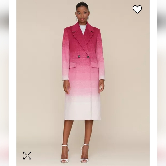 Avec Les Filles Jackets & Blazers - Women's Ombre Double-Faced Long Coat